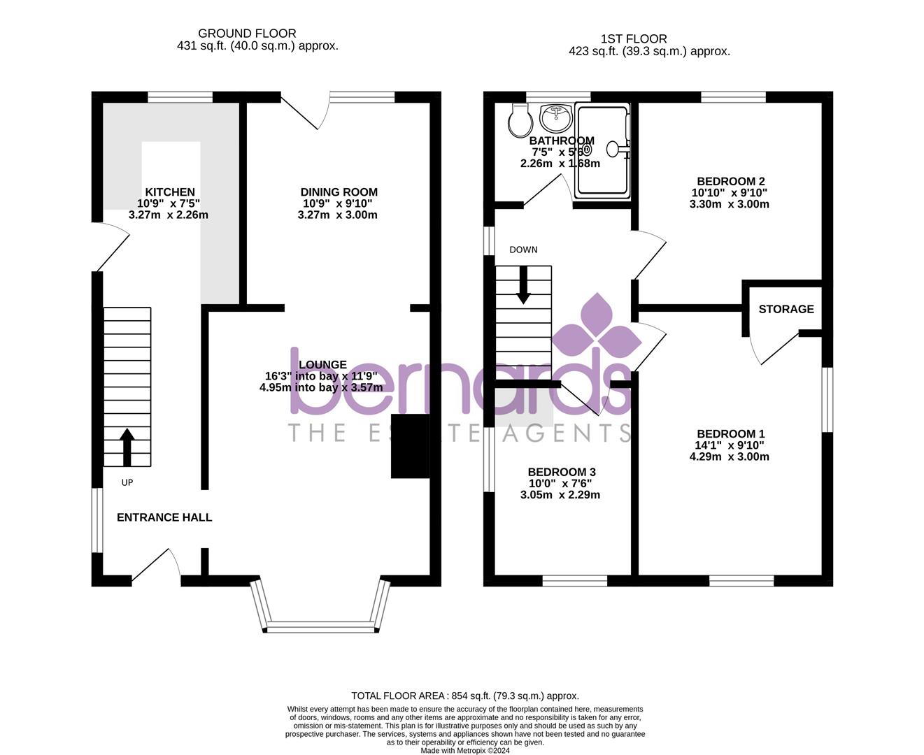Beaufort Avenue, Fareham, Hampshire Bernards The Estate Agents